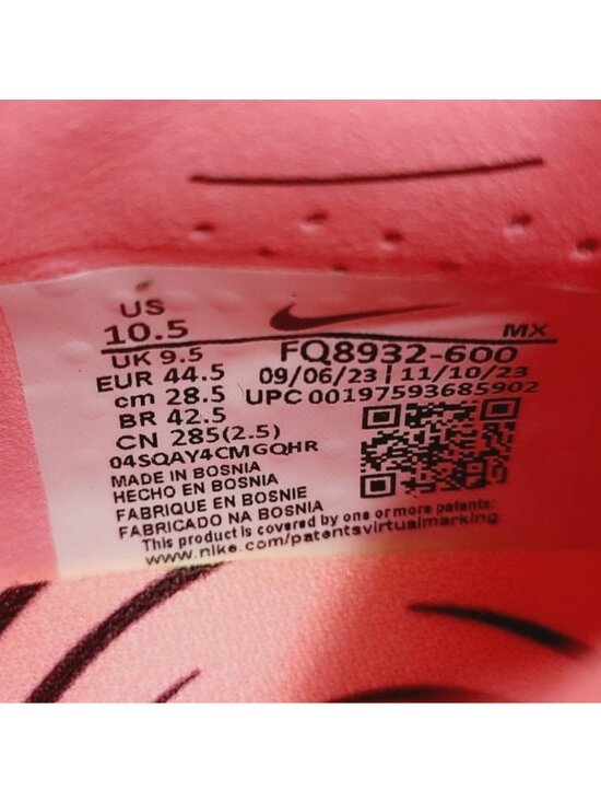 NEW Nike Phantom Luna II Elite AG-Pro Soccer Cleats FQ8932-600 Size 10.5 Sunset